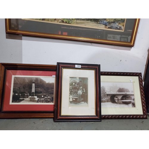 1200 - Three wonderful framed prints.