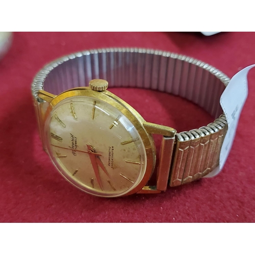 121 - Gents vintage acurist 18 jewel wrist watch