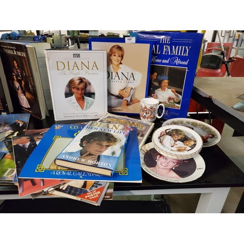 448 - A very comprehensive collection of books and memorabilia celebrating the life and legacy of Diana, P... 