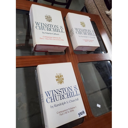 370A - 3 WINSTON S CHURCHILL Companion Volume Part I/II/III by Randolph S Churchill.
Excellent condition