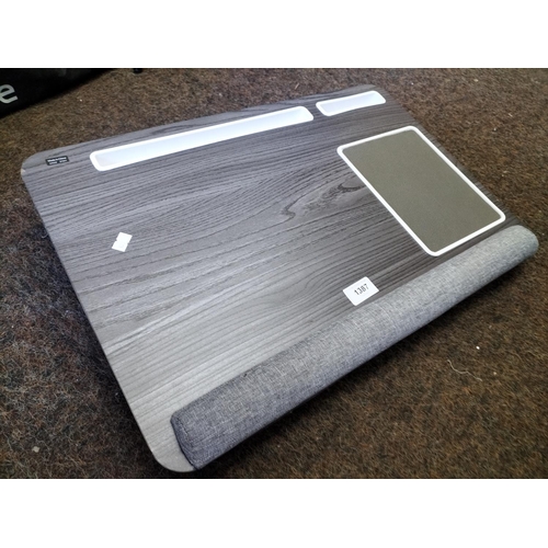 1387 - Very useful padded laptop laptray with phone storage and built in mouse mat