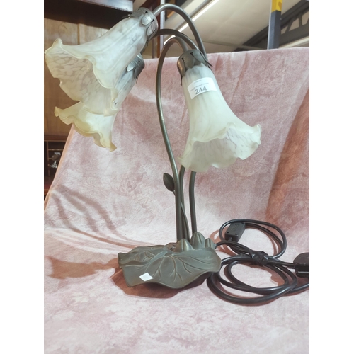 244 - metal based tulip lamp GWO