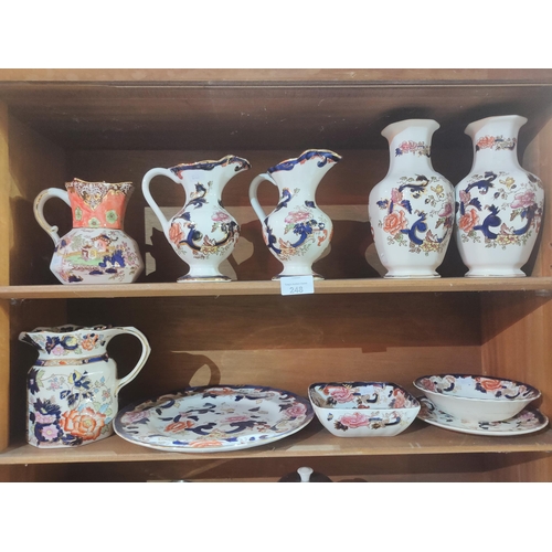 248 - Very large collection of Masons Ironstone 10 pieces in total