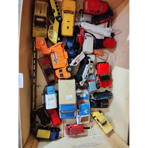 763 - Collection of playworn die cast vehicle's