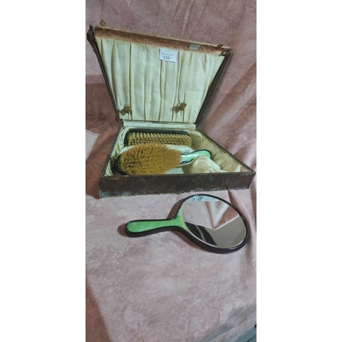 249 - Boxed Mid century dressing table set