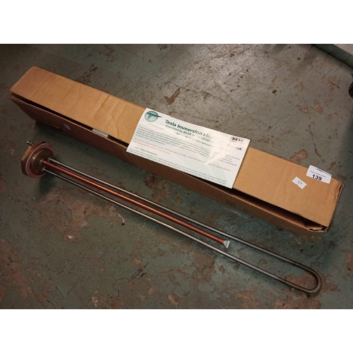 139 - BRAND NEW TESLA IMMERSION HEATER APPROVED BY BEAB TO EN 60335-2-73. BOXED WITH INSTRUCTIONS