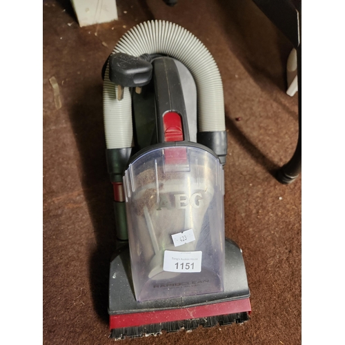 1151 - Mini AEG hand held rapid clean stair and car vacuum cleaner