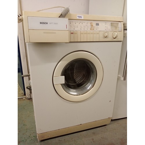 988 - BOSCH WFT 2800 WASHING MACHINE.
IN GOOD WORKING ORDER.