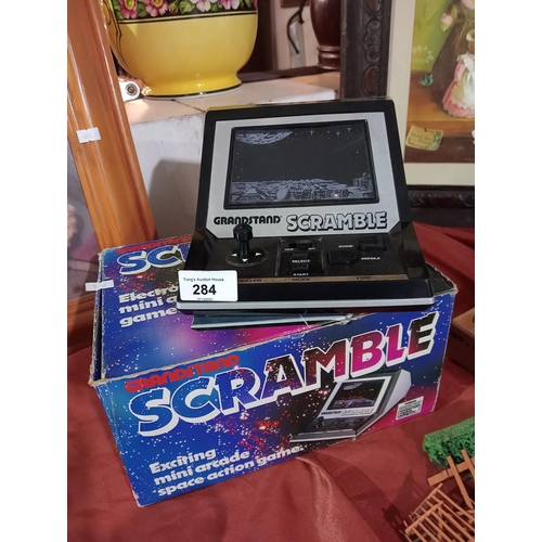 284 - Boxed Grandstand Scramble, mini arcade space action game