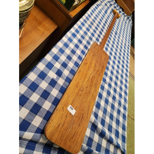 828 - Very large vintage wooden butter paddle