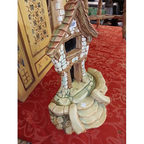 826A - VERY large PENDELFIN display cottage ornament.
50 cm height.