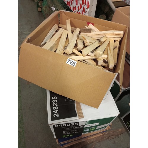 835 - 3 LARGE BOXES OF KINDLING