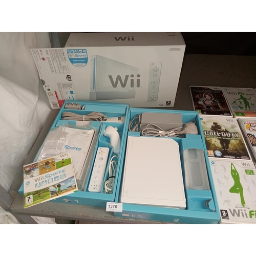 1376 - BRAND NEW IN BOX NINTENDO Wii with Wii sports game included.