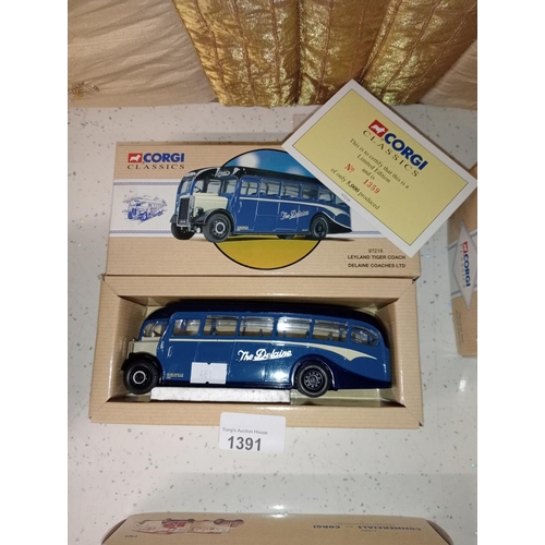 1391 - Boxed corgi classic limited edition leyland tiger coach