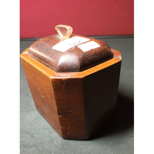 582 - Antique lidded tobacco box