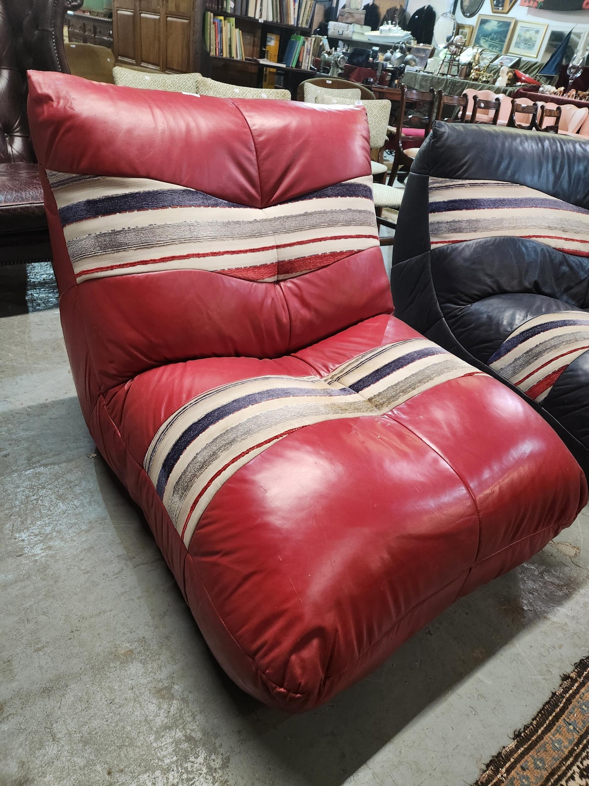 Dfs Wave Modern Contemporary Leather 2