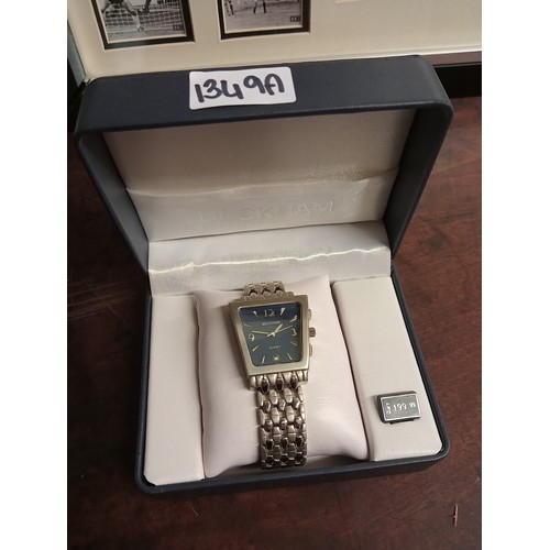 1349A - DAVID BECKHAM STAINLESS STEEL MENS WATCH IN BOX. RRP £199.99