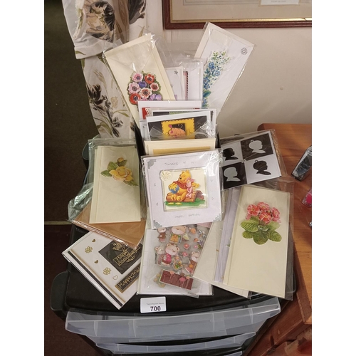 701 - LARGE COLLECTION OF BEAUTIFUL HAND MADE CARDS.