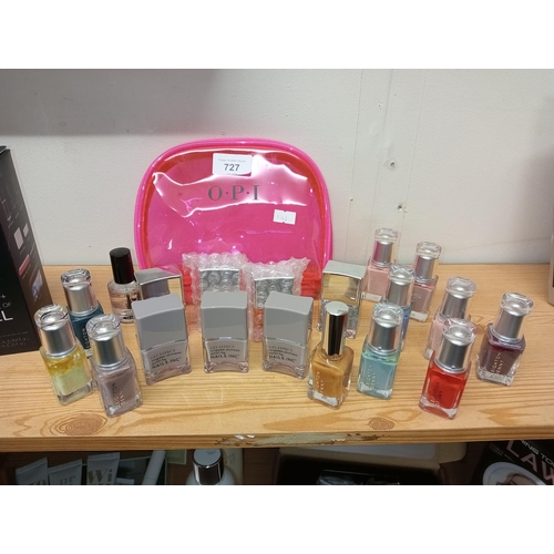 727 - BRAND NEW, COLLECTION OF OPI AND LEIGHTON DENNY PRODUCTS