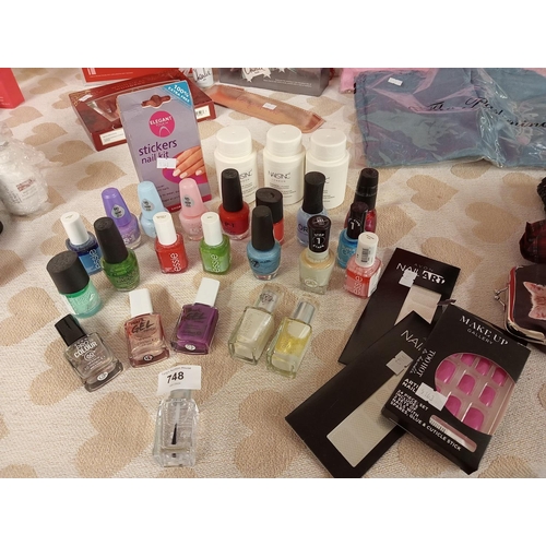 748 - BRAND NEW, NAIL PRODUCTS INCLUDING OPI/ NAILS INC AND ORLY