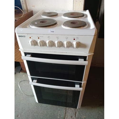 1444 - BEKO SLIMLINE ELECTRIC OVEN WITH GRILL AND ELECTRIC HOB
50 W X 90 H X 60 D CM