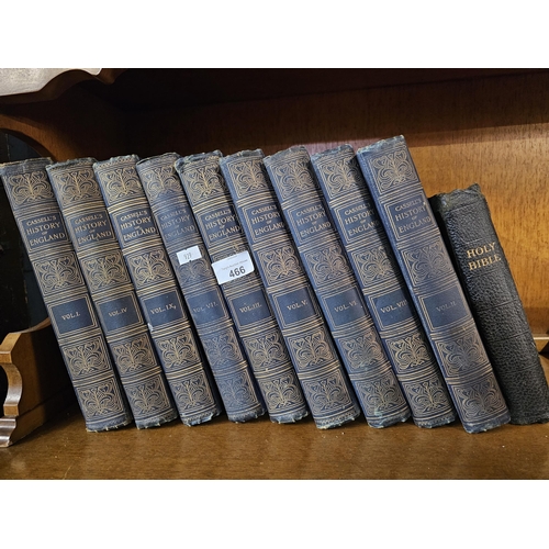 466 - 9 Volumes of History of England