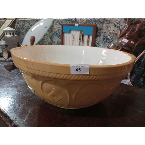 45 - Large Farm house style mixing bowl