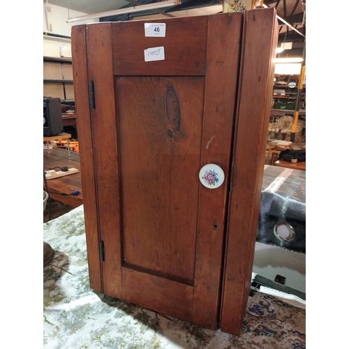 46 - Late Victorian bath room cabinet