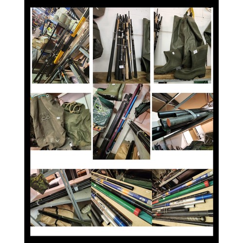 302 - HUGE JOB LOT x9 302, 309,  310, 312, 319,320,  322, 324, 325, COLLECTION OF VARIOUS FISHING RODS, CO... 