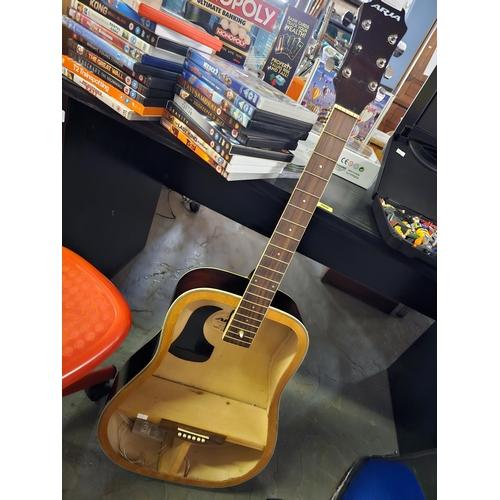 491 - CUTOUT GUITAR WITH SHELF FOR WALL DISPLAY :)