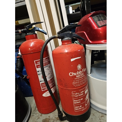 321 - TWO WATER FIRE EXTINGUISHERS