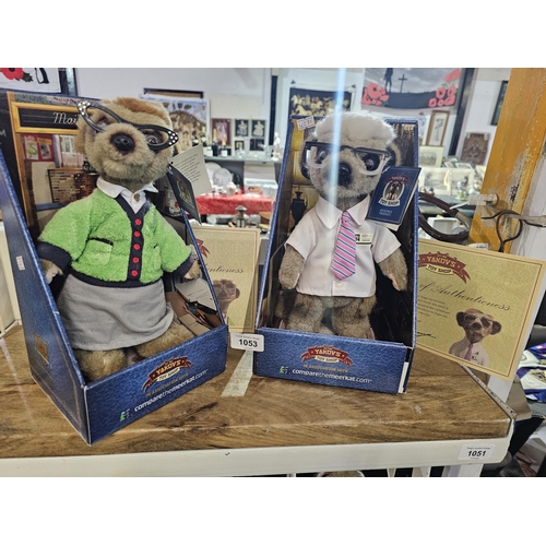 1053 - Brand new in box and with COA's Sergei and Maiya from Yakov's Toy Shop, Compare the Meerkat.