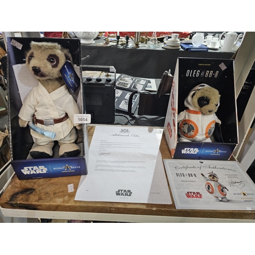 1054 - Meerkat Movies, Star Wars, Alexandr as Luke Skywalker plush toy, with COA and Meerkat Movies, Star W... 