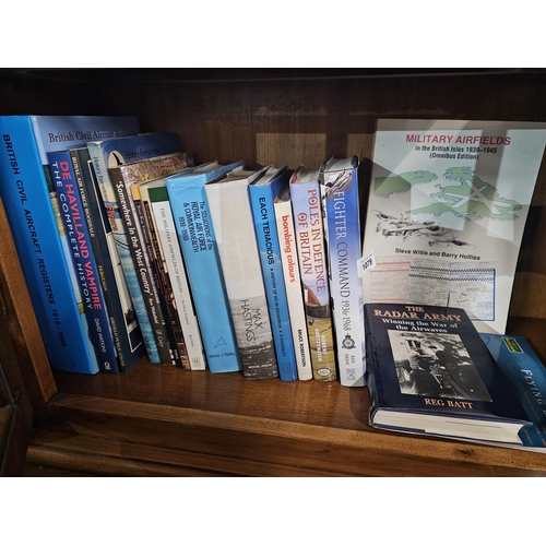 1079 - Large collection of books on Aviation, including The Radar Army, Poles in defence of Britain and man... 