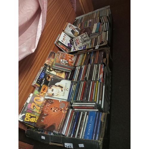 1224 - Enormous and varied music CD collection