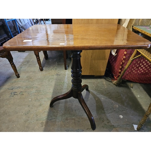 25 - Victorian Mahogany tilt top table