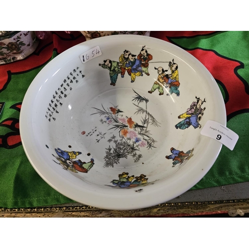 9 - Vintage Chinese bowl with inscription