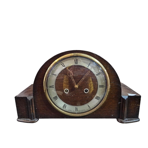 136 - Mid 20thC mantle clock marked Smiths Enfield