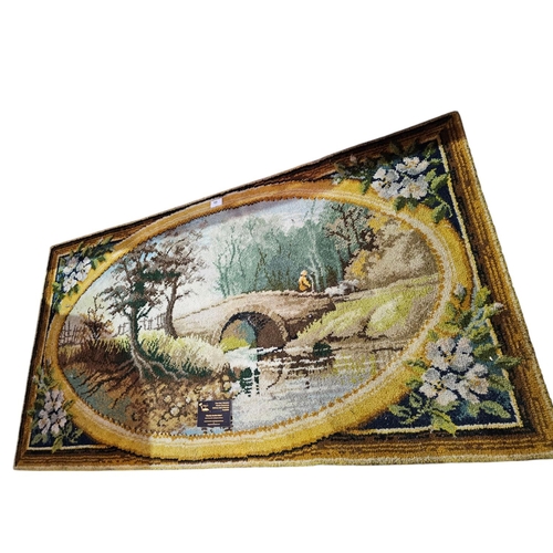 60 - Vintage Axminster picture rug