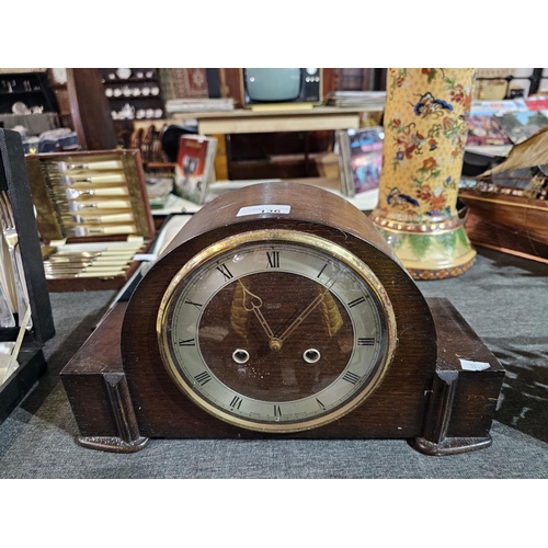 136 - Mid 20thC mantle clock marked Smiths Enfield