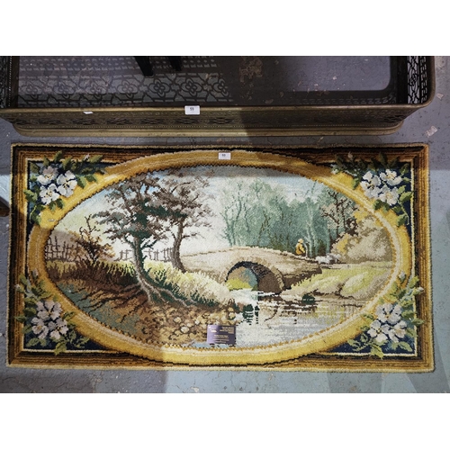 60 - Vintage Axminster picture rug