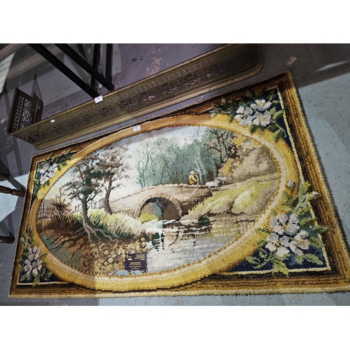 60 - Vintage Axminster picture rug