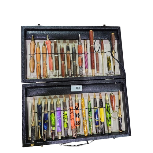 181 - Very large collection of assorted quality decorative ball point pens