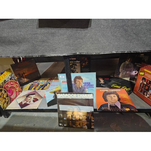 244 - Large collection of Records Vinyl LP to include Demis Roussos, Glenn Miller and many more