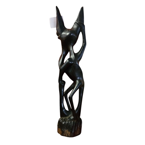 14 - Tokoloshe Devil Ear Spirit Ebony Fetish  African Art