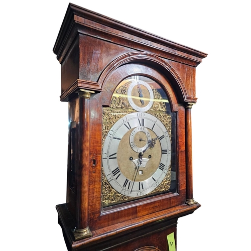 330 - Ralph Glover Windsor long case clock 8 day movement stunning case with side viewing panels in the ho... 