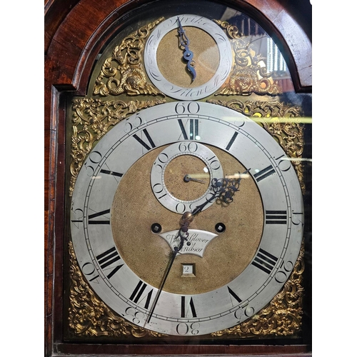 330 - Ralph Glover Windsor long case clock 8 day movement stunning case with side viewing panels in the ho... 