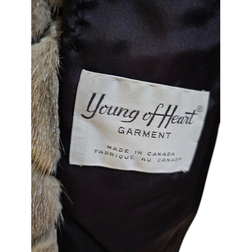 331 - Canadian 'Young of heart' garment Genuine fur coat