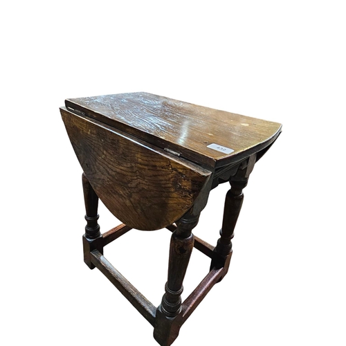 432 - Miniature Georgian small drop leaf table