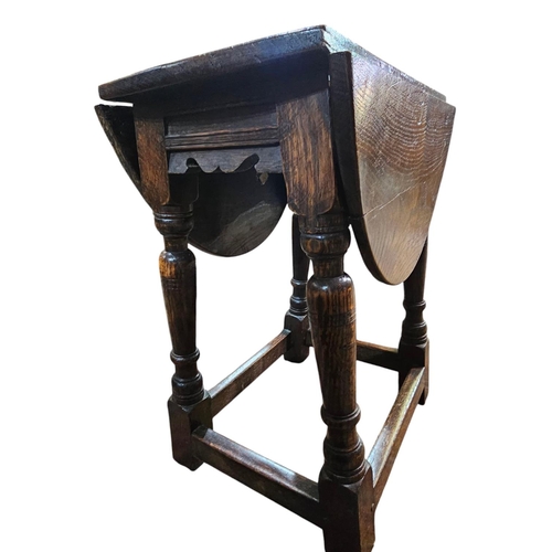 432 - Miniature Georgian small drop leaf table